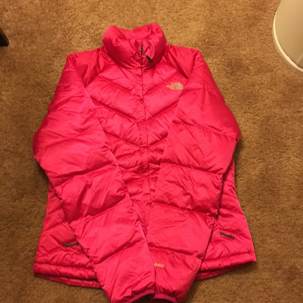 North face pink women anaconda jacket